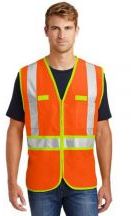 CornerStone  Adult Unisex ANSI 107 Class 2 Dual-Color Safety Vest